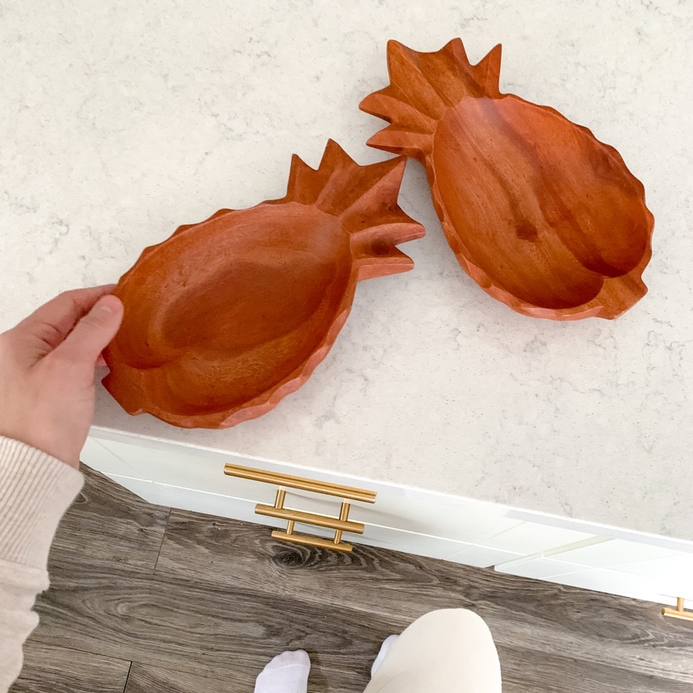Wooden pineapple catch all 🍍